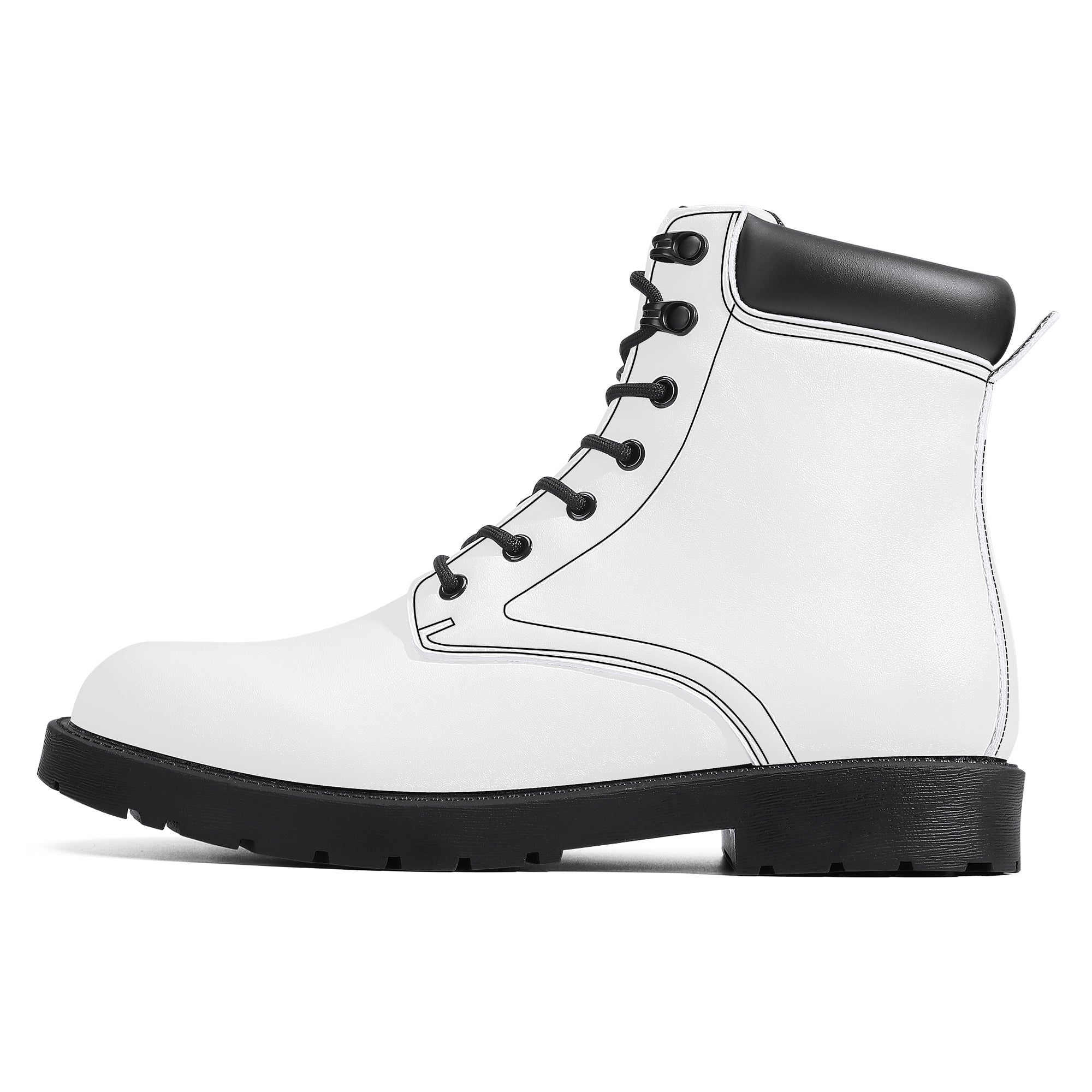 Customizable Classic Eco Vegan Leather Custom Boots - Shoe Zero
