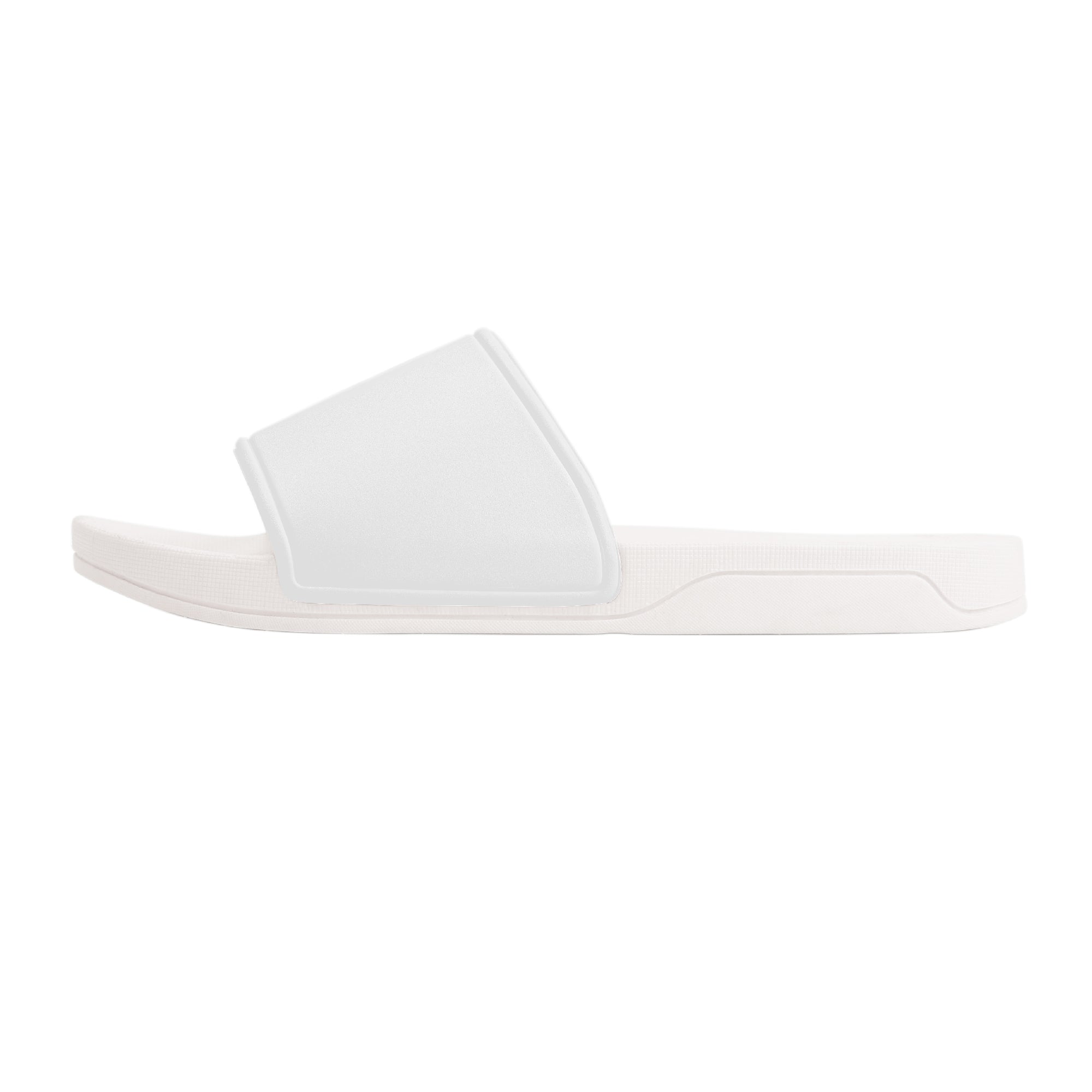 Customizable Slide Sandals - White - Shoe Zero